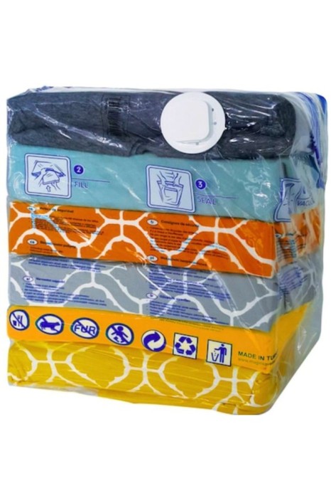 Sac cub de depozitare &icirc;n vid pentru haine, pături, perne, reutilizabil, 55x70x30cm