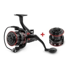 Mulineta feeder/stationar/crap Delphin EPIX 5T, 3 R, baitrunner, tambur de rezerva metal inclus