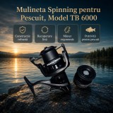 Mulineta Spinning pentru Pescuit, Model TB 6000