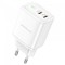 Incarcator Retea Borofone BN9, 35W, 3A, 2 x USB-C, Alb