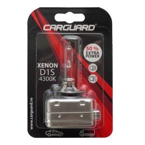 Bec Xenon Carguard 4300K D1S 35W 50% Extra Power