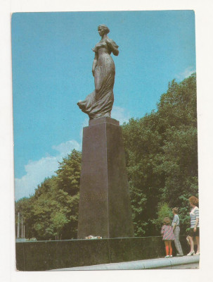 CP1-Carte Postala- UCRAINA ( CCCP) - Kiev, Monument to Lesya, necirculata 1979 foto