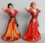 Statuete Ipsos Vintage Anii &#039;70, Premiul Mare Balci, Sculptura Romana Originala, Set 2, 24cm