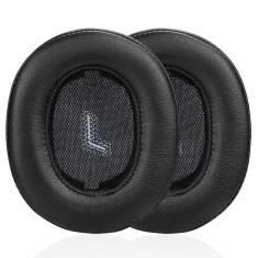 Set 2 bureti pentru casti JBL E55BT Over-Ear Wireless, Spuma cu memorie, Piele ecologica, Negru