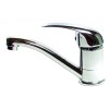Baterie chiuveta Top Chrome, cap ceramic, monocomanda, Argintiu