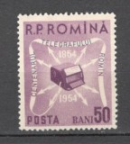 Romania.1954 100 ani telegraful XR.301, Nestampilat