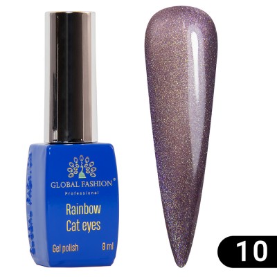 Oja semipermanenta Rainbow Laser Cat Eyes 8ml, 10 foto