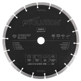 Disc diamantat segmentat multifunctional pentru masini de taiat, Evolution &Oslash;255 x 22.2 mm
