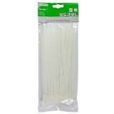 Set de 100 buc Coliere de Plastic, 200 mm x 3,6 mm,culoare alb,Hofftech,rezistente UV