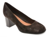 Pantofi EPICA maro, 58863, din piele intoarsa