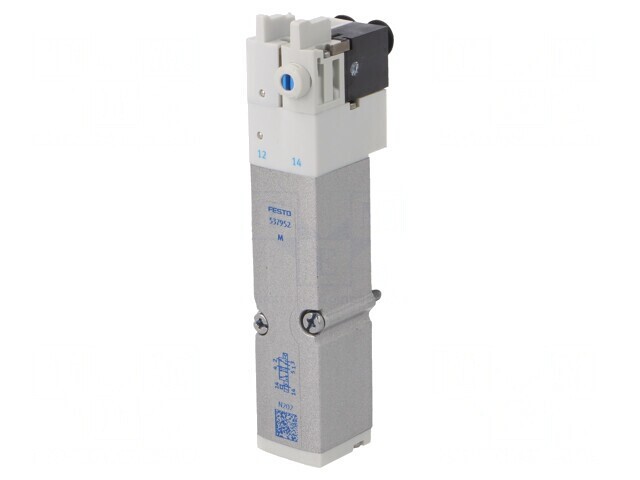 Ventil electromagnetic -0,9&divide;10bar 5/2 monostabil aluminiu