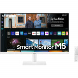 Cumpara ieftin Monitor Smart LED VA Samsung LS27BM501EUXEN, 27&quot;, Full HD, 60 Hz, cu Smart TV Experience, Alb