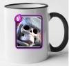 Cana maner negru personalizata Clash Royale - Giant Skeleton, INOVATIX&reg;. 330ml, Oem