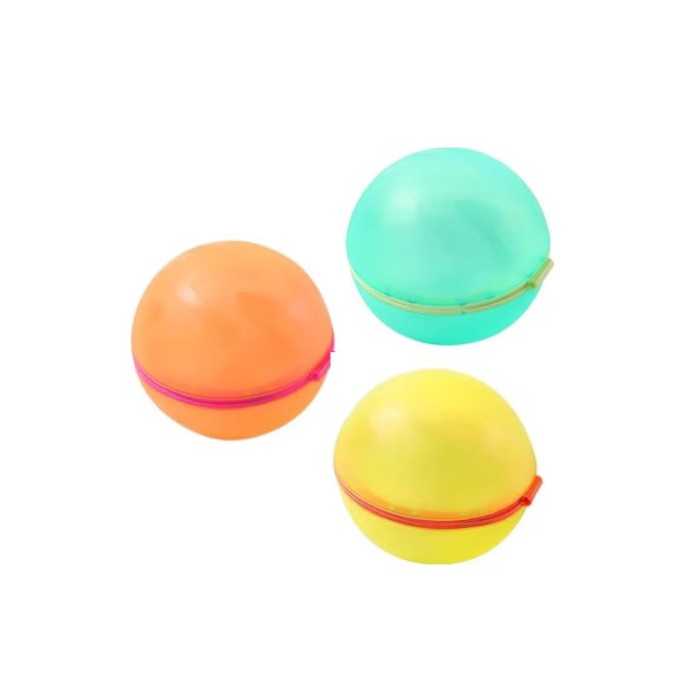 Set 3 baloane de apa Soopy, silicon, 3 ani plus, reutilizabile, multicolor