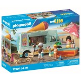Playmobil my Life - Stand de inghetata si magazin cu articole de surf