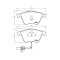 Placute frana Audi A6 C5 (4b2) 01.97-12.05, A6 C5 Avant (4b5) 11.97-01.05, Allroad C5 (4bh) 05.00-08.05, Fata, BREMBO