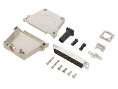 Conector D-Sub HD 62 Pin tată lipire pe cablu gold flash 9-15mm