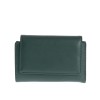 Portofel verde elegant cu design minimalist