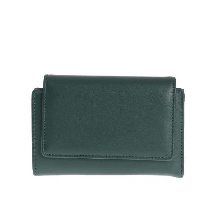 Portofel verde elegant cu design minimalist