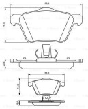 Placute frana Bosch 0986494159, frana disc Volvo XC90 I