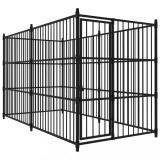 Padoc de c&acirc;ini pentru exterior, 300 x 150 x 185 cm