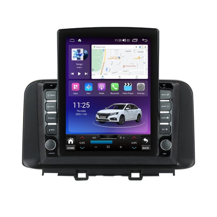 Navigatie dedicata cu Android Hyundai Kona dupa 2017, 8GB RAM, Radio GPS Dual