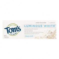 Pasta de Dinti, Tom&#039;s Of Maine, Luminous White, Efect Albirea Dintilor, cu Fluor, 21.2gr