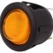 Rocker switch SCI SPST 2 ON-OFF 20A/14VDC galbenă cu LED R13-112-DC