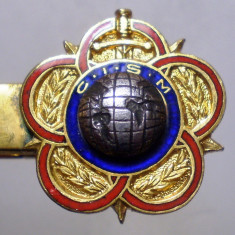 I.887 AGRAFA AC CRAVATA SPORT MILITAR CISM CONSEIL INTERNATIONAL SPORT MILITAIRE