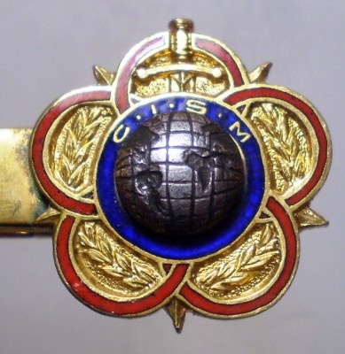 I.887 AGRAFA AC CRAVATA SPORT MILITAR CISM CONSEIL INTERNATIONAL SPORT MILITAIRE foto