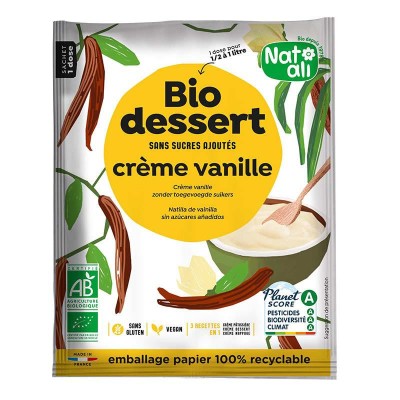 Desert Crema cu Vanilie Eco 35 grame Nat-Ali foto