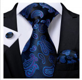 Set cravata + batista + butoni - matase - model 233