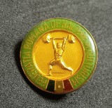 Insigna - FEDERATIA de HALTERE si CULTURISM din ROMANIA