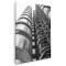 Tablou cladiri arhitectura moderna, exterior, alb negru 1372 Tablou canvas pe panza CU RAMA 20x30 cm