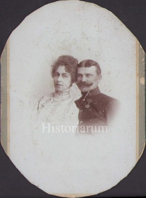 HST P2/255 Poză ofițer austro-ungar decorat studio Hausler Bistrița foto