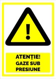 Semn pentru gaze sub presiune