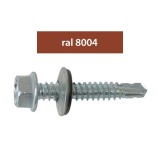 Cumpara ieftin Suruburi Perforatoare Ral 8004-Aramiu 4.8 X 35 Mm, 250 Bucati