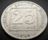 Cumpara ieftin Moneda istorica 25 CENTIMES - FRANTA, anul 1903 * cod 2293, Europa