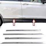 Set de 4 ornamente cromate bandouri usi/portiere pentru VW Tiguan II Allspace din 2016