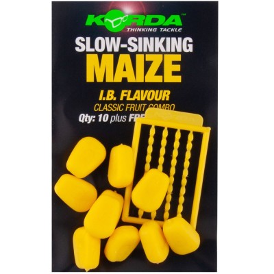 Porumb Artificial KORDA Slow Sinking Maize, IB, Yellow, 10buc/pac foto