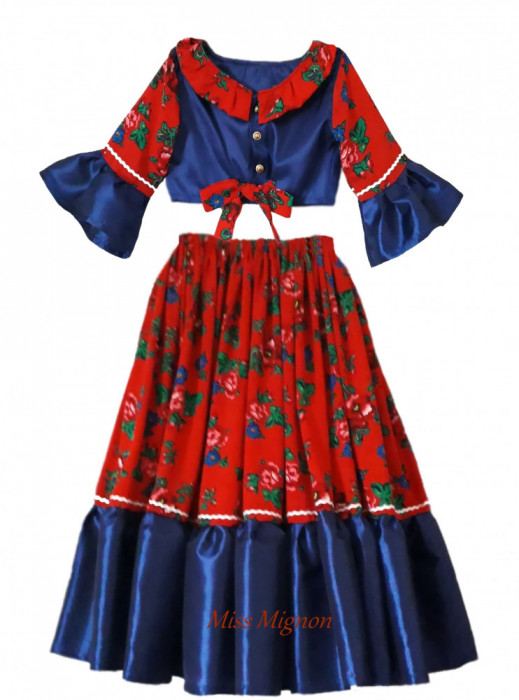 Costum tiganesc etno Miss Mignon, fete 7-10 ani