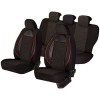 Huse scaune auto cu insertii de piele ecologica SEAT Cordoba 2000 -2009 NEGRU, Umbrella