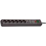 Cumpara ieftin Prelungitor Brennenstuhl Secure-Tec 6 prize, Protectie supratensiune, Intrerupator, 3m