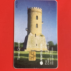 Cartela telefonică de colecție Turnul Chindiei-Turnul lui Stefan