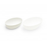 Mini-boluri tip barcuta, biodegradabile din pulpa de trestie de zahar, 35 ml, 70 x 45 x h23 mm, 40 buc