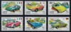 Timbre Ajman 1971, Automobile, Serie Completa + Colita, MNH, Straine Dupa 1950