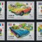 AJMAN 1971 - Automobile / serie completa+colita MNH