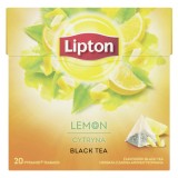 Lipton pramida ceai negru cu lamaie 20 plicuri