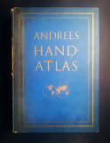 Cumpara ieftin Andrees Handatlas, harti Romania, ed. Velhagen &amp; Klasing, 1937