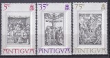 DB1 Antigua 1971 Pictura Gravura Durer 3 v. MNH